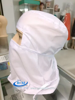 Cofia de Tela Capucha Campana