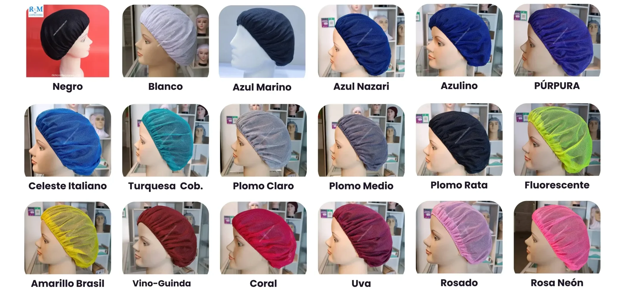 Tocas reutilizables de tela lavables