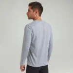 Polo manga Larga plomo unisex