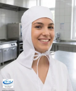 Cofia de tela Arabe Blanco 3