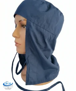 Cofia de tela Arabe Azul Acero