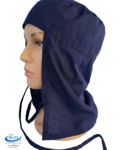 Cofia de tela Arabe Azul Marino