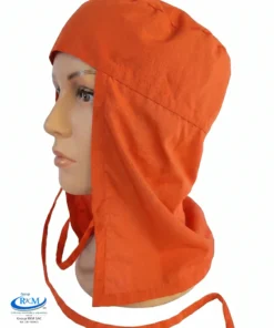 Cofia de tela Arabe Naranja