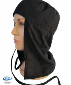 Cofia de tela Arabe Negro