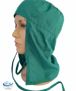 Cofia de tela Arabe Verde CLINICO