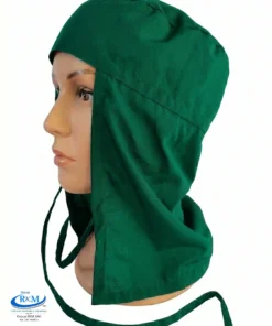 Cofia de tela Arabe Verde Hade