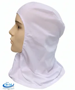 Capucha abierto Pima blanco