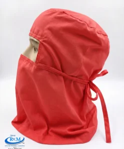 Cofia de tela Capucha Cerrado Rojo