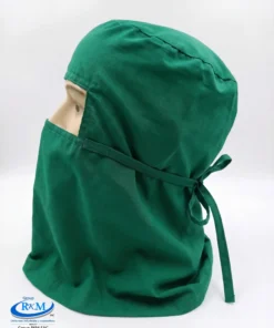 Cofia de tela Capucha Cerrado Verde Hade