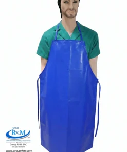 Mandil de PVC Industrial Azulino