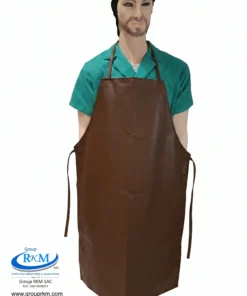 Mandil de PVC Industrial MARRON