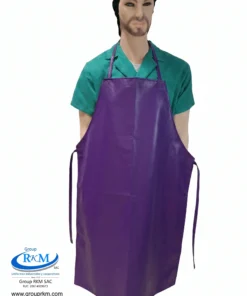 Mandil de PVC Industrial Morado
