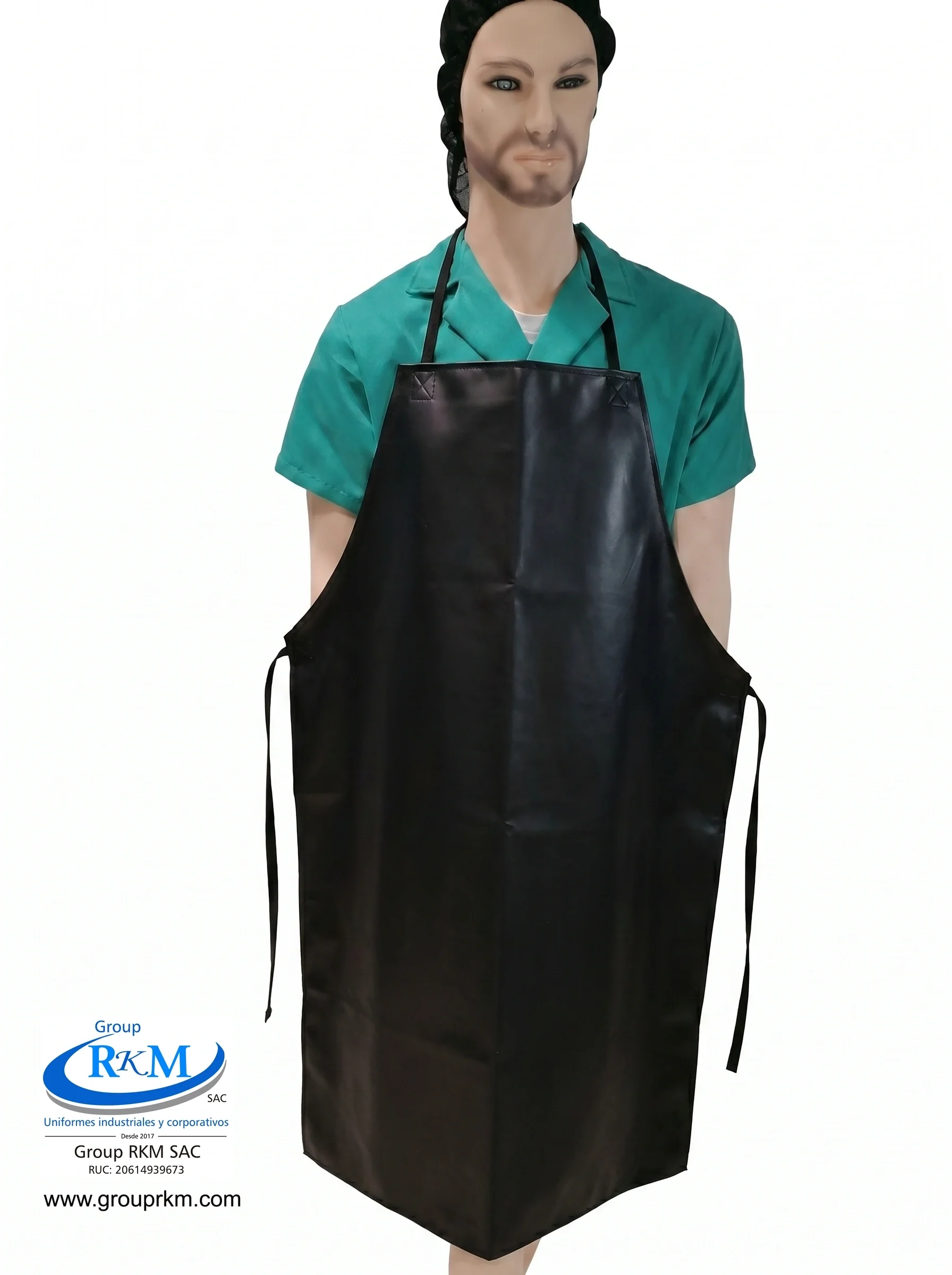 Mandil de PVC Industrial Negro