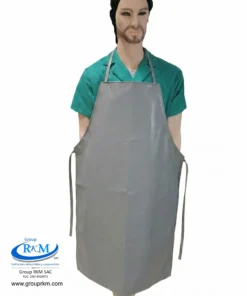 Mandil de PVC Industrial Plomo