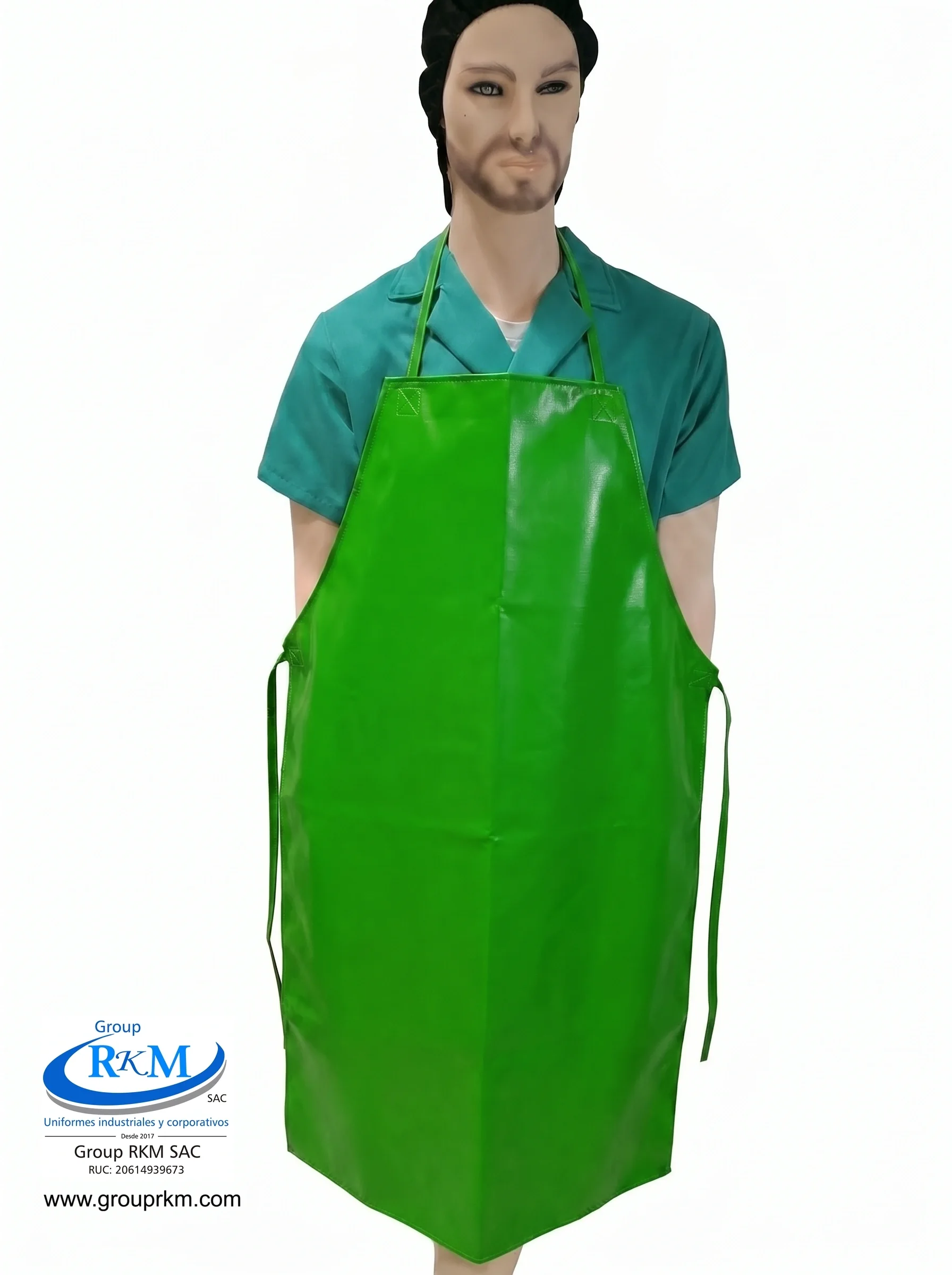 Mandil de PVC Industrial Verde Amazonas