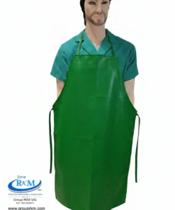 Mandil de PVC Industrial Verde Esmeralda