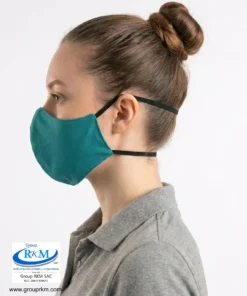 Mascarilla de tela Con Elastico para atras 1