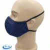 Mascarilla de tela Con Elastico para atras Azul marino