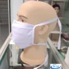 Mascarilla de tela plana con amarres 1